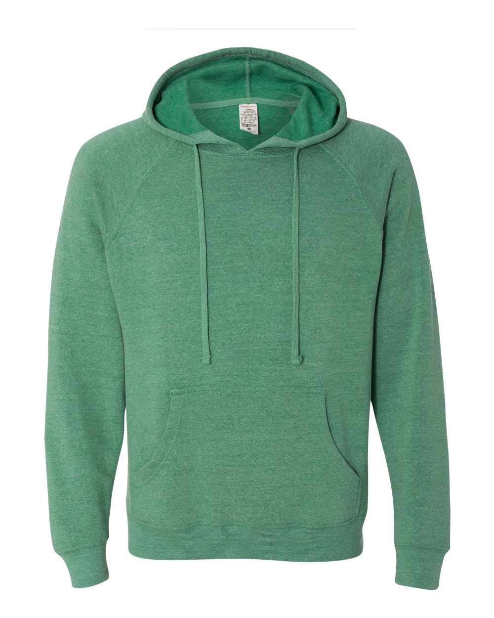 Independent Trading Co. PRM33SBP Unisex Special Blend Raglan Hooded Sweatshirt in Sea Green