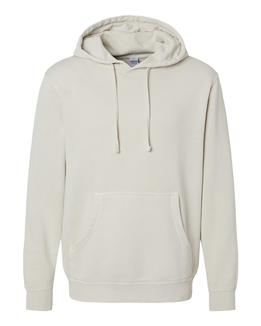 Independent Trading Co. PRM4500 Unisex Midweight Pigment-Dyed Hooded Sweatshirt in Pigment Ivory