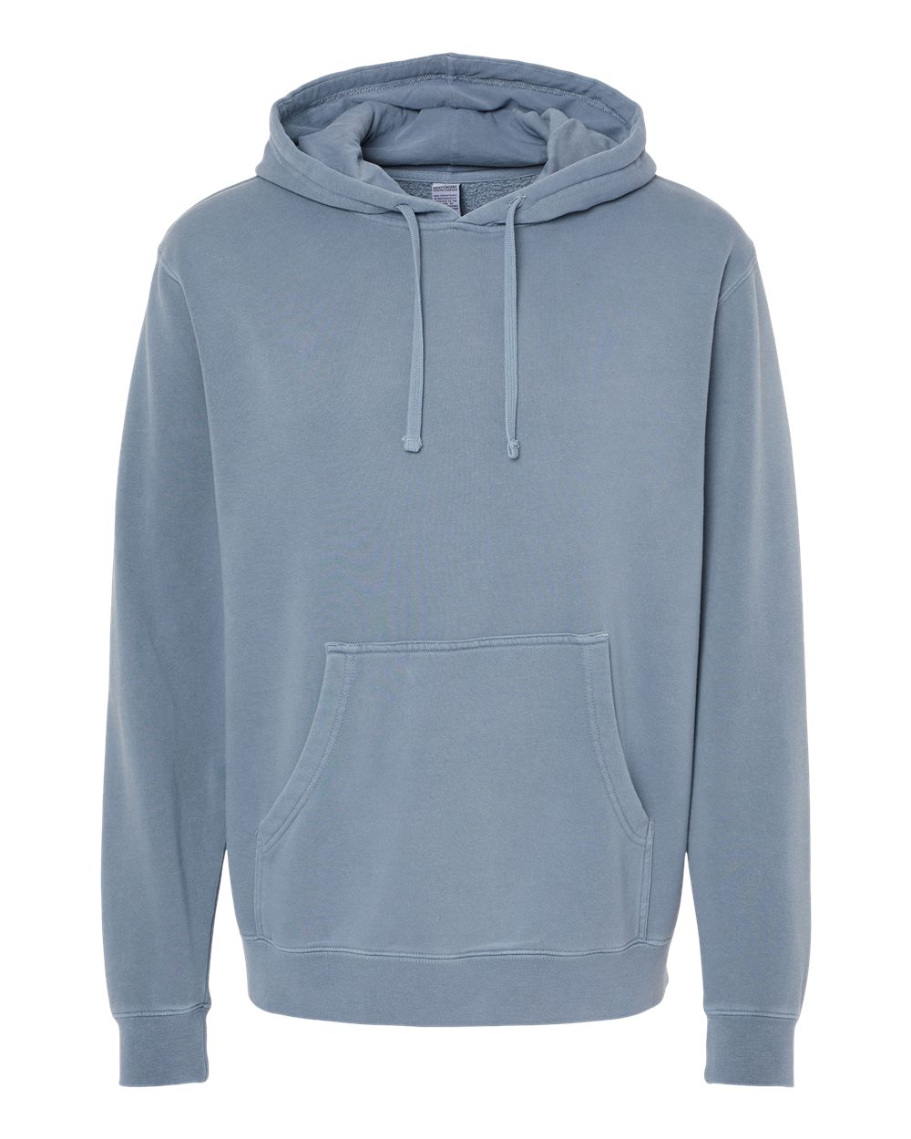 Independent Trading Co. PRM4500 Unisex Midweight Pigment-Dyed Hooded Sweatshirt in Pigment Slate Blue