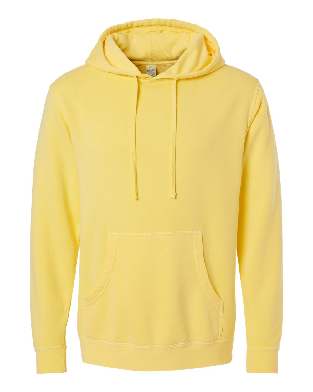Independent Trading Co. PRM4500 Unisex Midweight Pigment-Dyed Hooded Sweatshirt in Pigment Yellow