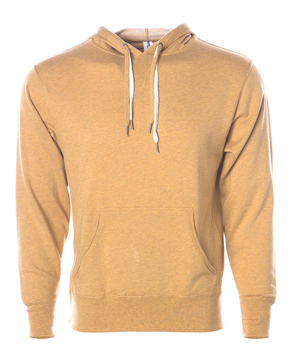 Independent Trading Co. PRM90HT Unisex Midweight French Terry Hooded Sweatshirt in Golden Wheat Heather