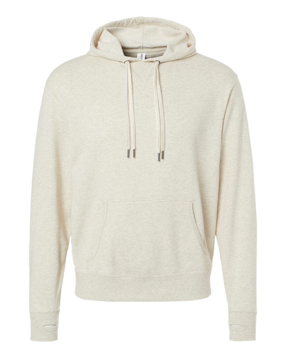 Independent Trading Co. PRM90HT Unisex Midweight French Terry Hooded Sweatshirt in Oatmeal Heather