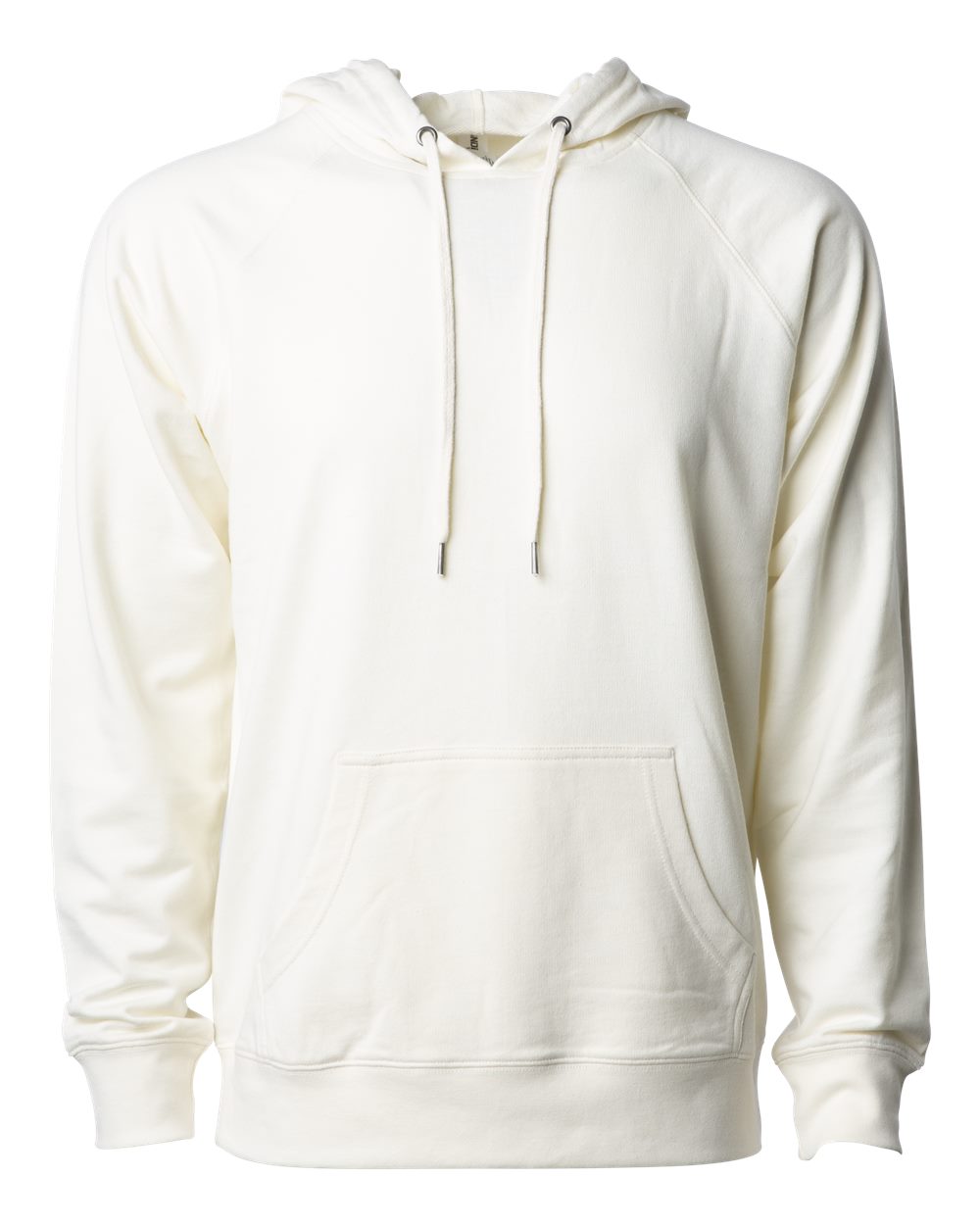 Independent Trading Co. SS1000 Unisex Icon Lightweight Loopback Terry Hooded Sweatshirt in Bone
