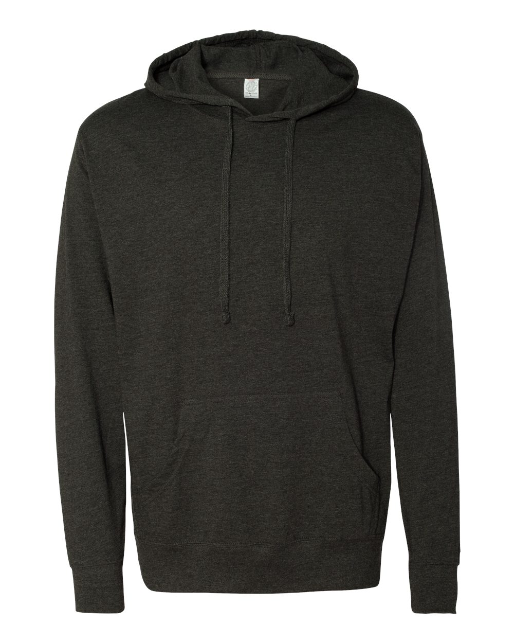 Independent Trading Co. SS150J Unisex Lightweight Hooded Pullover T-Shirt in Charcoal Heather