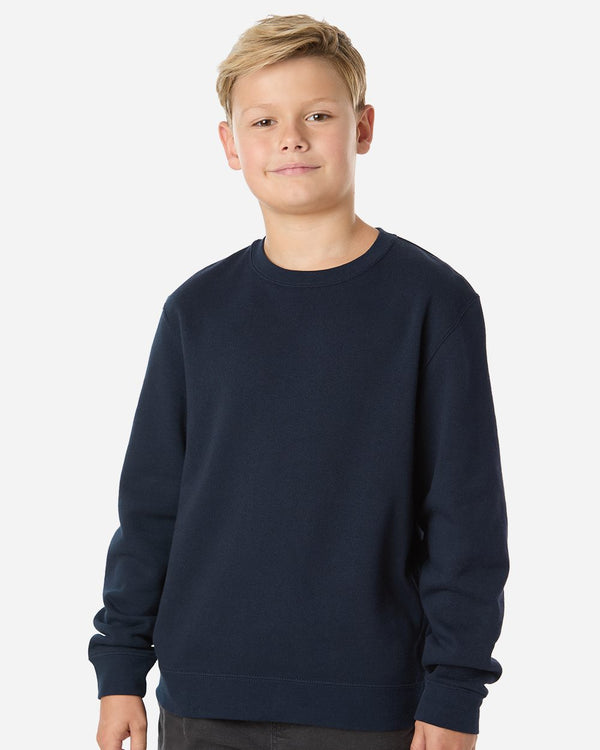 Independent Trading Co. SS3001Y Youth Midweight Crewneck Sweatshirt