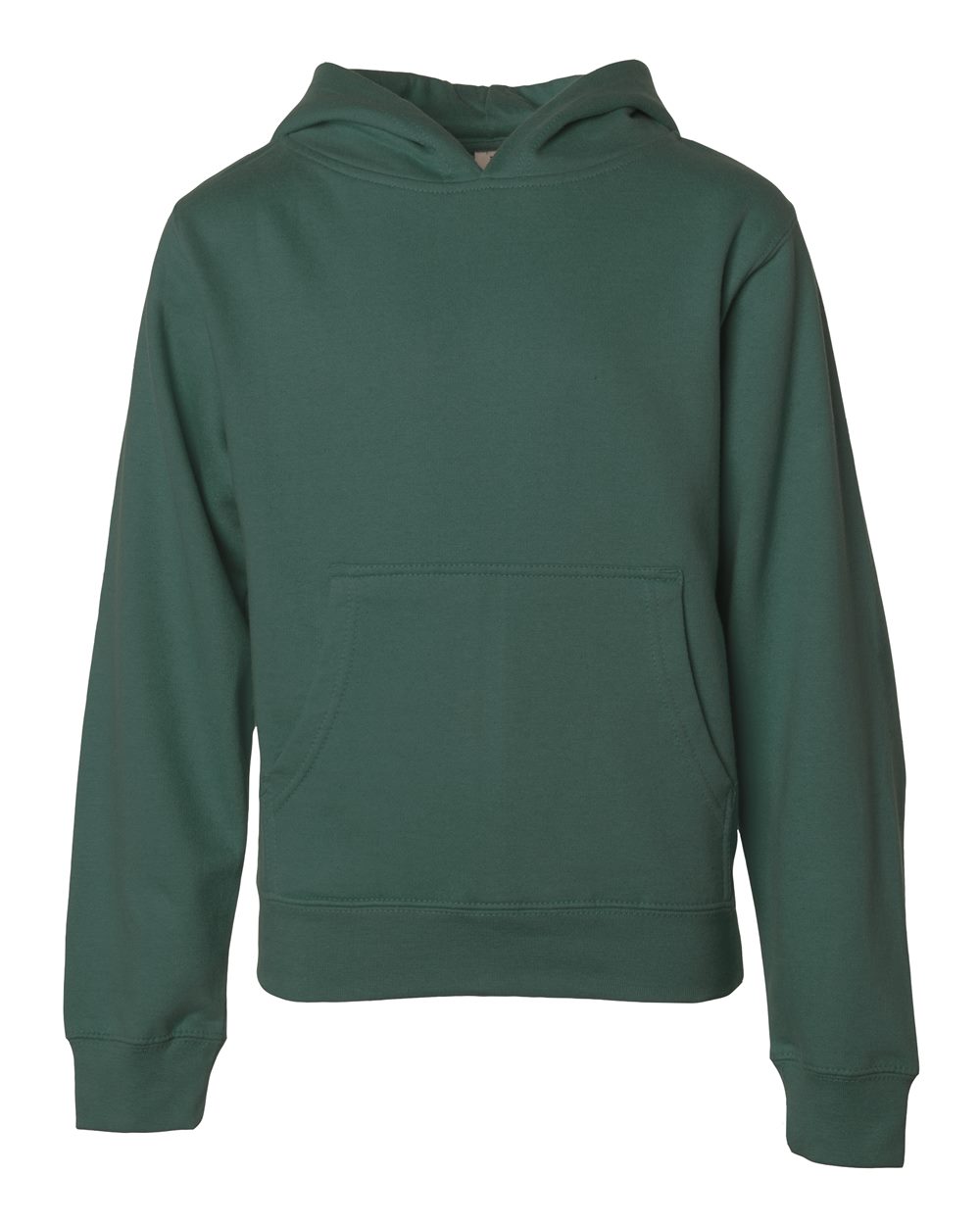 Independent Trading Co. SS4001Y Youth Midweight Hooded Sweatshirt in Alpine Green