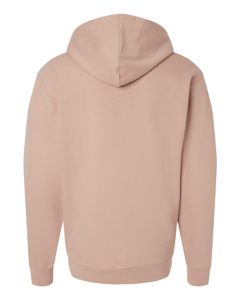 Independent Trading Co. SS4500 Unisex Midweight Hooded Sweatshirt in Dusty Pink, back