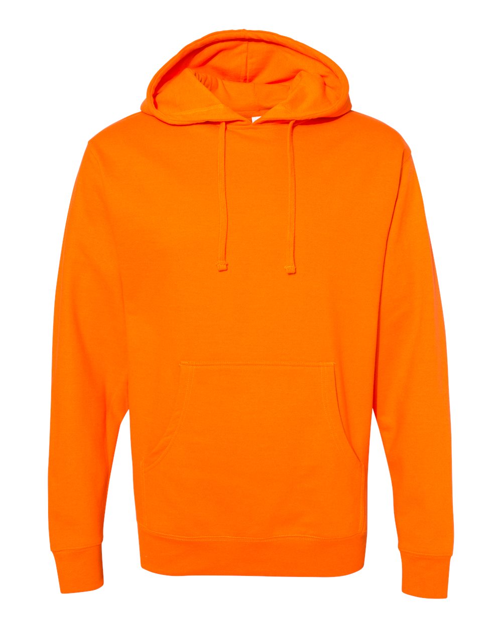 Independent Trading Co. SS4500 Unisex Midweight Hooded Sweatshirt in Safety Orange