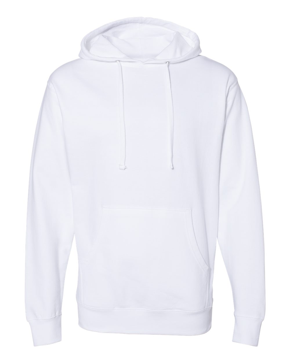 Independent Trading Co. SS4500 Unisex Midweight Hooded Sweatshirt in White