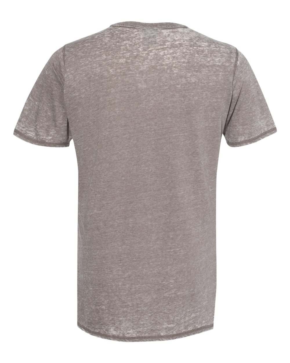 J. America 8115 Unisex Zen Jersey T-Shirt in Cement, back