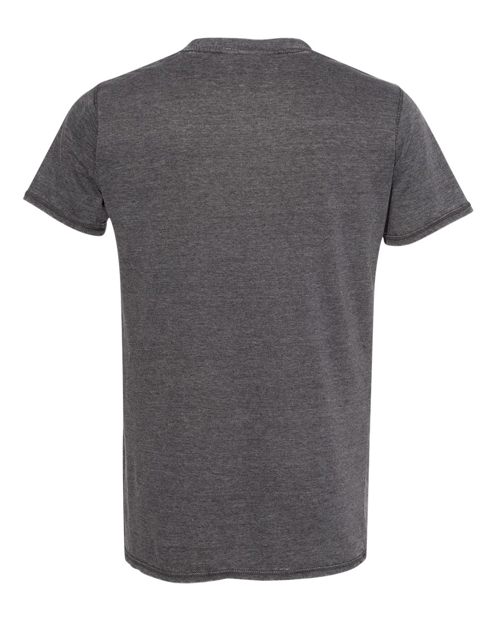 J. America 8115 Unisex Zen Jersey T-Shirt in Dark Smoke, back