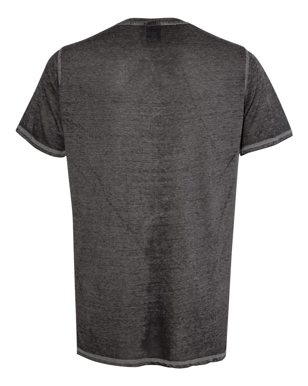 J. America 8115 Unisex Zen Jersey T-Shirt in Twisted Black, back
