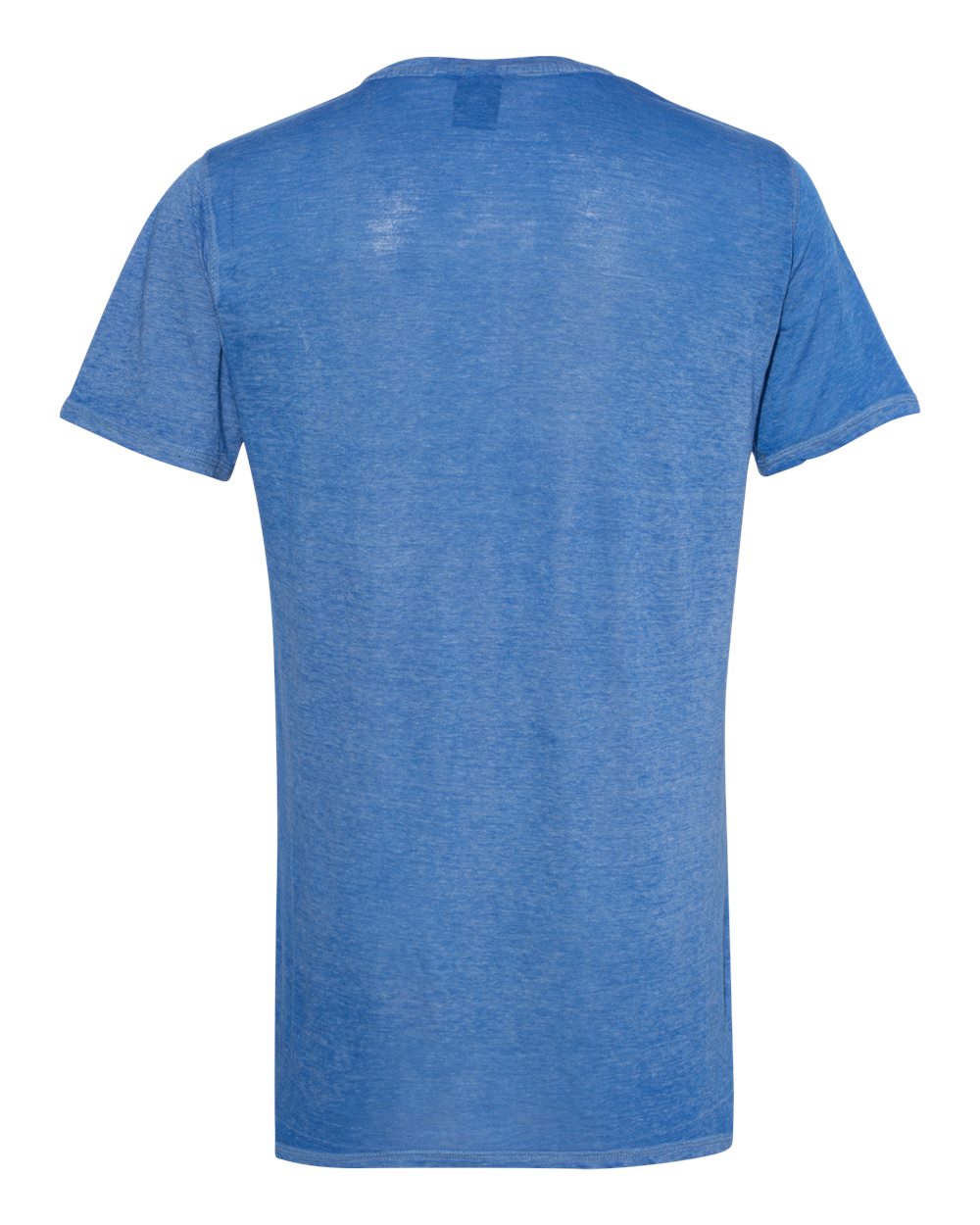 J. America 8115 Unisex Zen Jersey T-Shirt in Twisted Royal, back