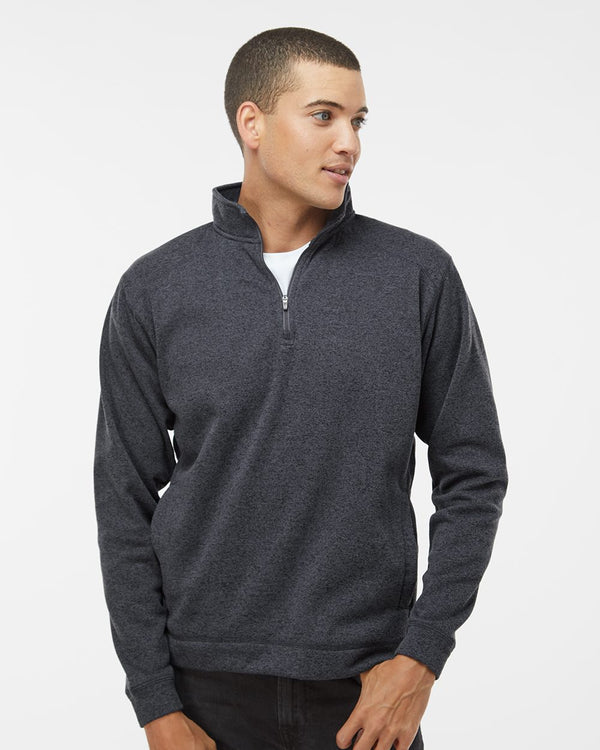 J. America 8614 Men's Cosmic Fleece Quarter-Zip Sweatshirt