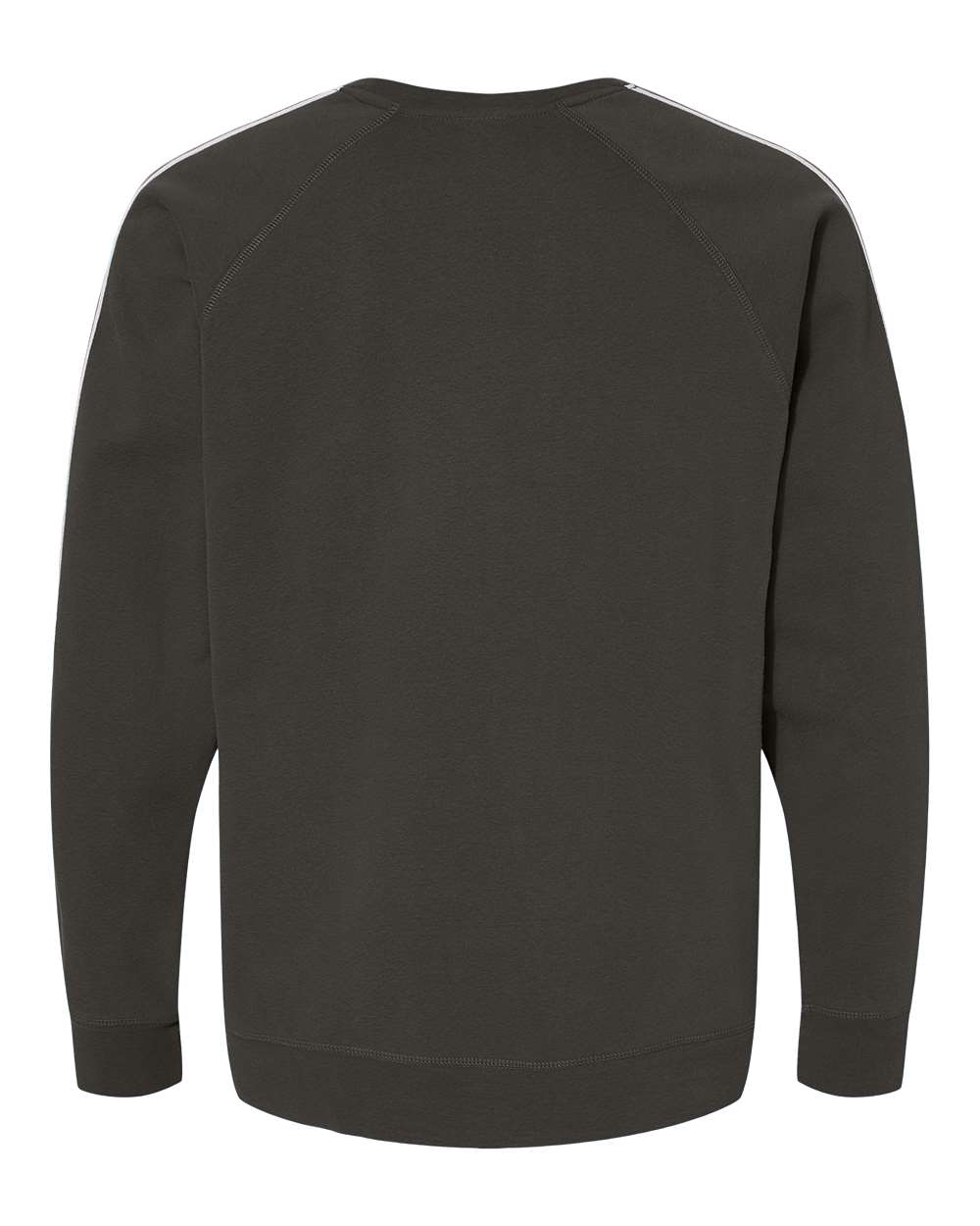 J. America 8641 Men's Rival Fleece Crewneck Sweatshirt in Black, back