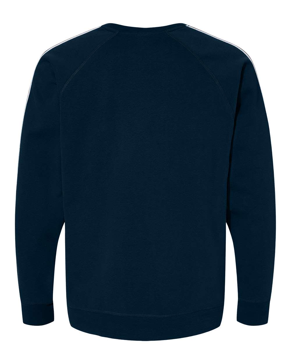 J. America 8641 Men's Rival Fleece Crewneck Sweatshirt in Navy, back