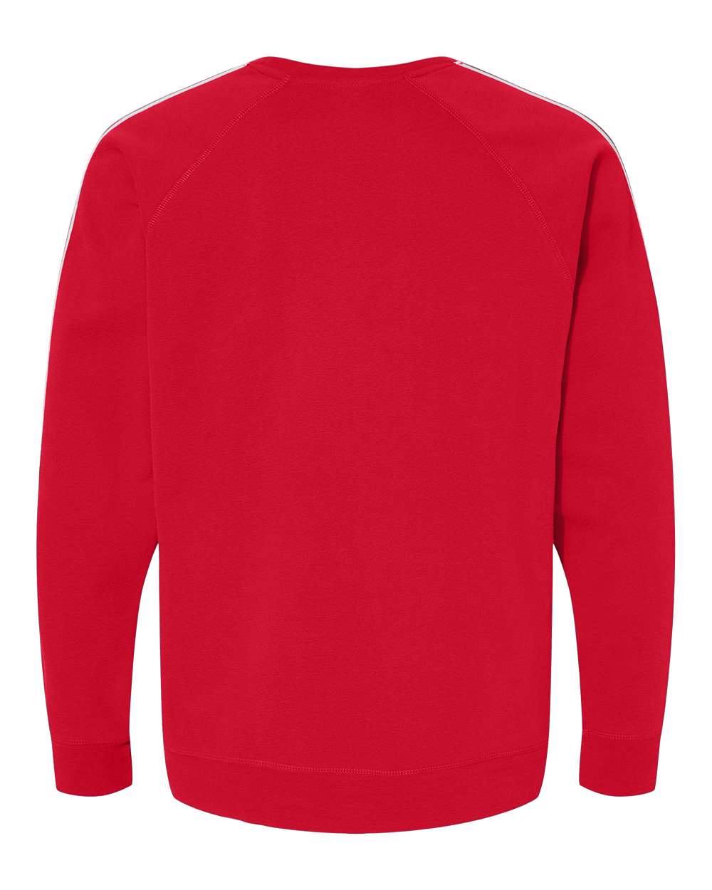 J. America 8641 Men's Rival Fleece Crewneck Sweatshirt in Red, back
