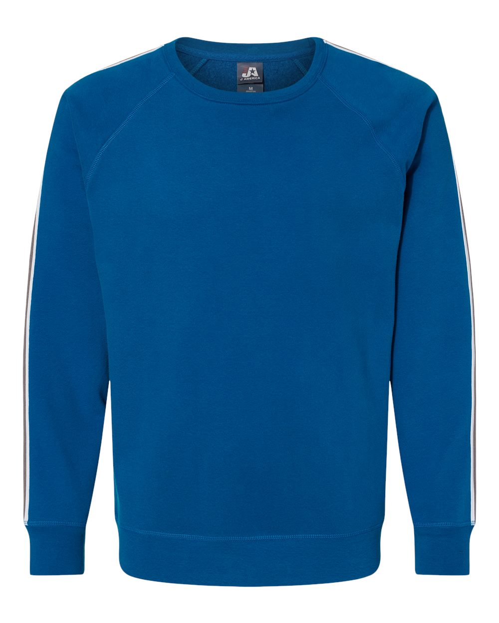 J. America 8641 Men's Rival Fleece Crewneck Sweatshirt in Royal