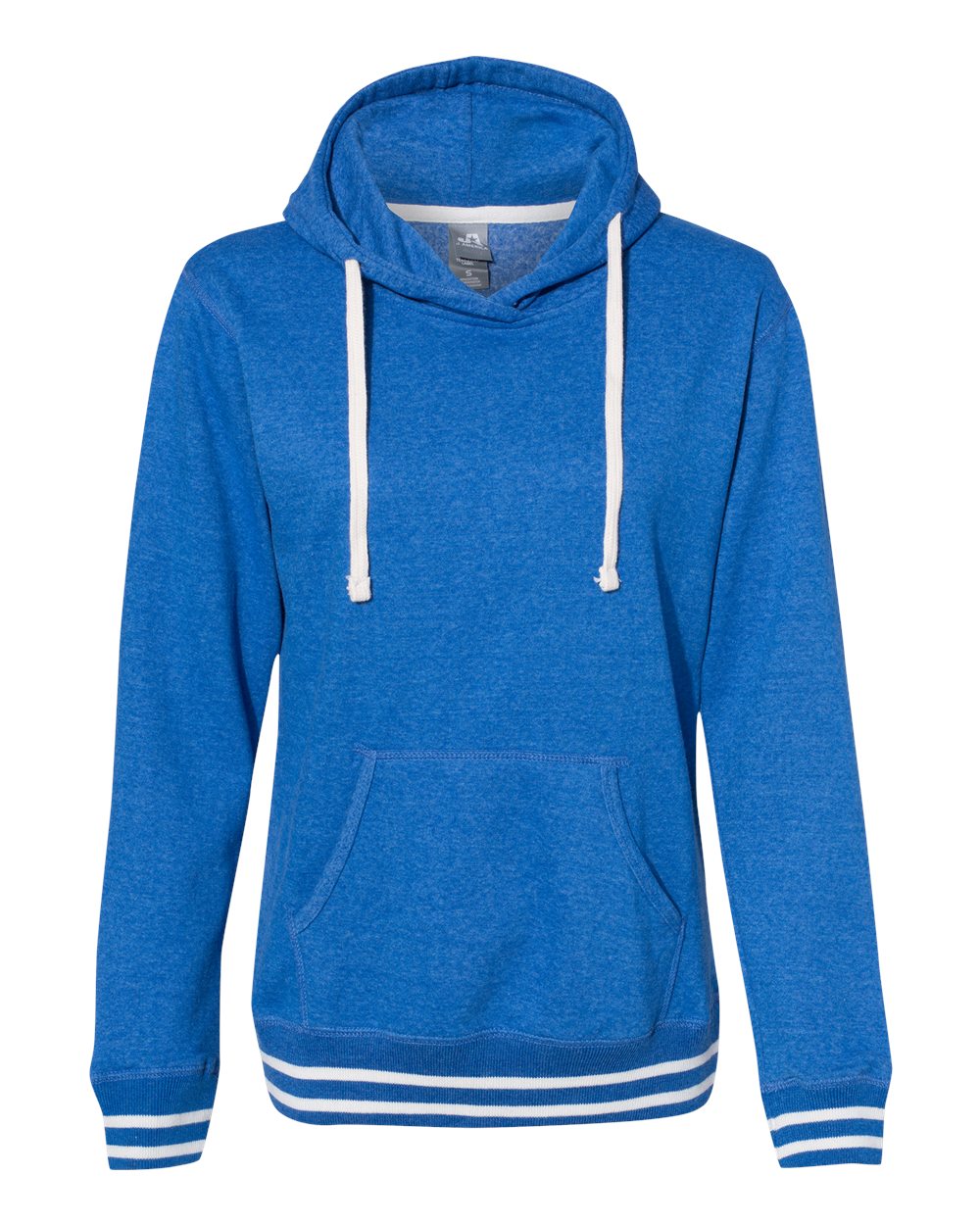 J. America 8651 Women’s Relay Hooded Sweatshirt in Royal