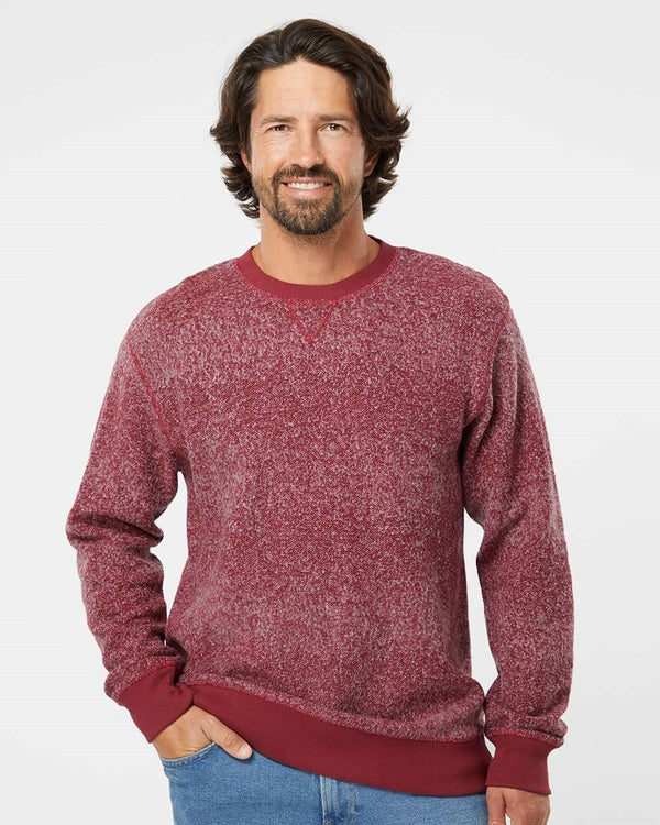 J. America 8712 Unisex Aspen Fleece Crewneck Sweatshirt