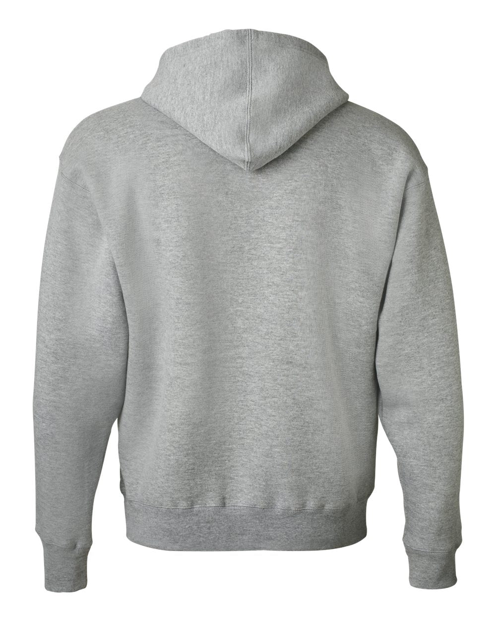 J. America 8821 Men's Premium Full-Zip Hooded Sweatshirt in Oxford, back