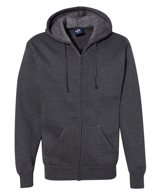 J. America 8821 Men's Premium Full-Zip Hooded Sweatshirt