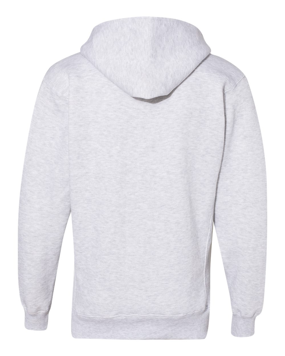 J. America 8830 Men's Sport Lace Hooded Sweatshirt in Ash Heather, back