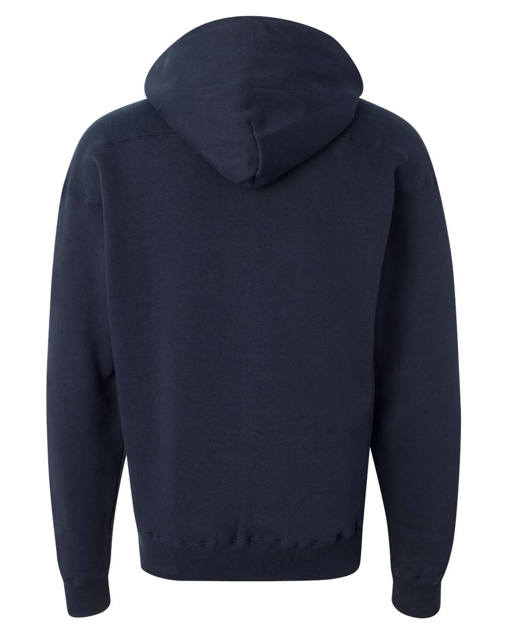 J. America 8830 Men's Sport Lace Hooded Sweatshirt in Navy, back