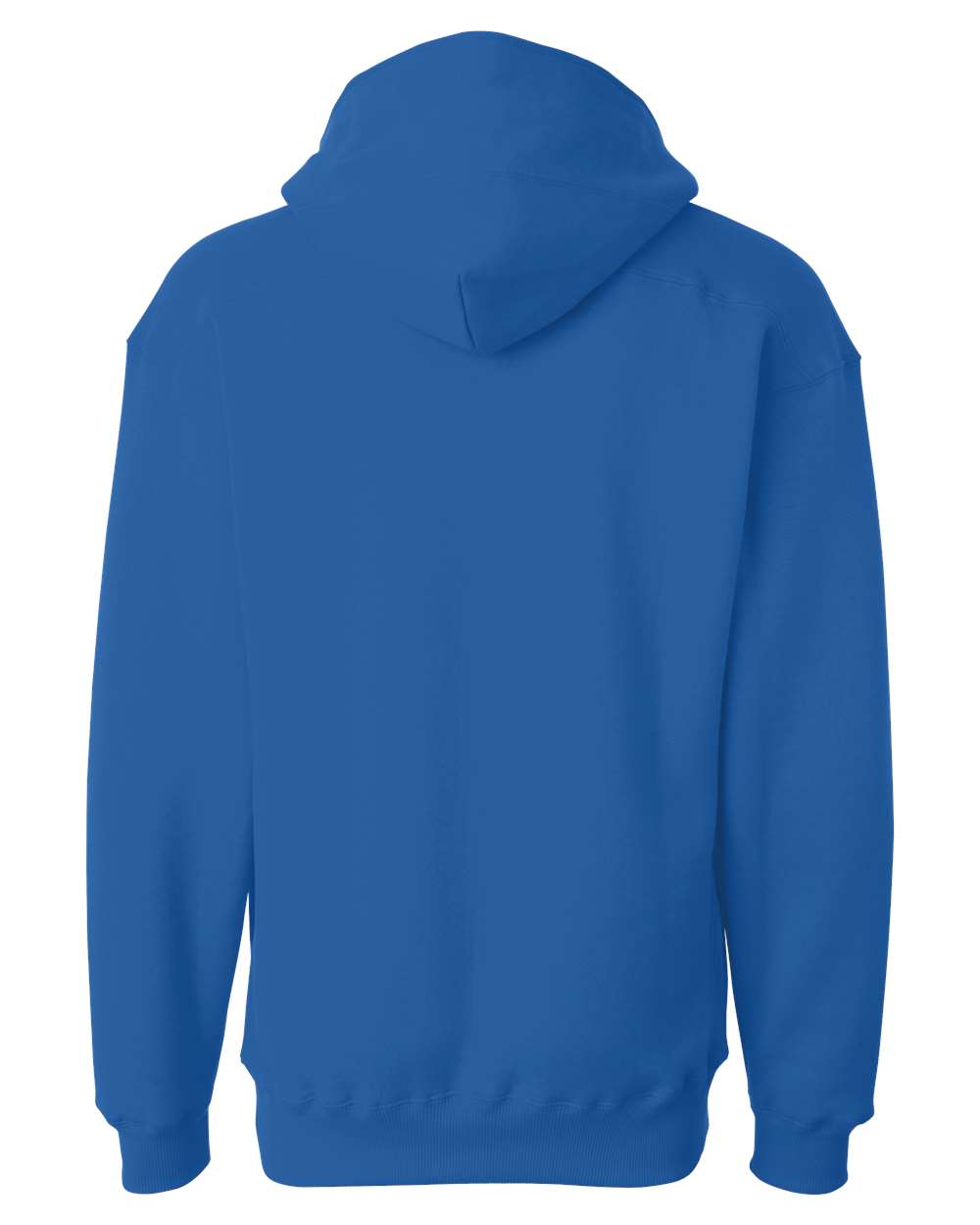 J. America 8830 Men's Sport Lace Hooded Sweatshirt in Royal, back