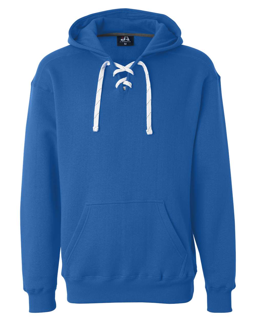 J. America 8830 Men's Sport Lace Hooded Sweatshirt in Royal