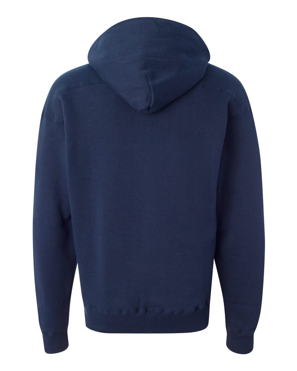 J. America 8830 Men's Sport Lace Hooded Sweatshirt in True Navy, back