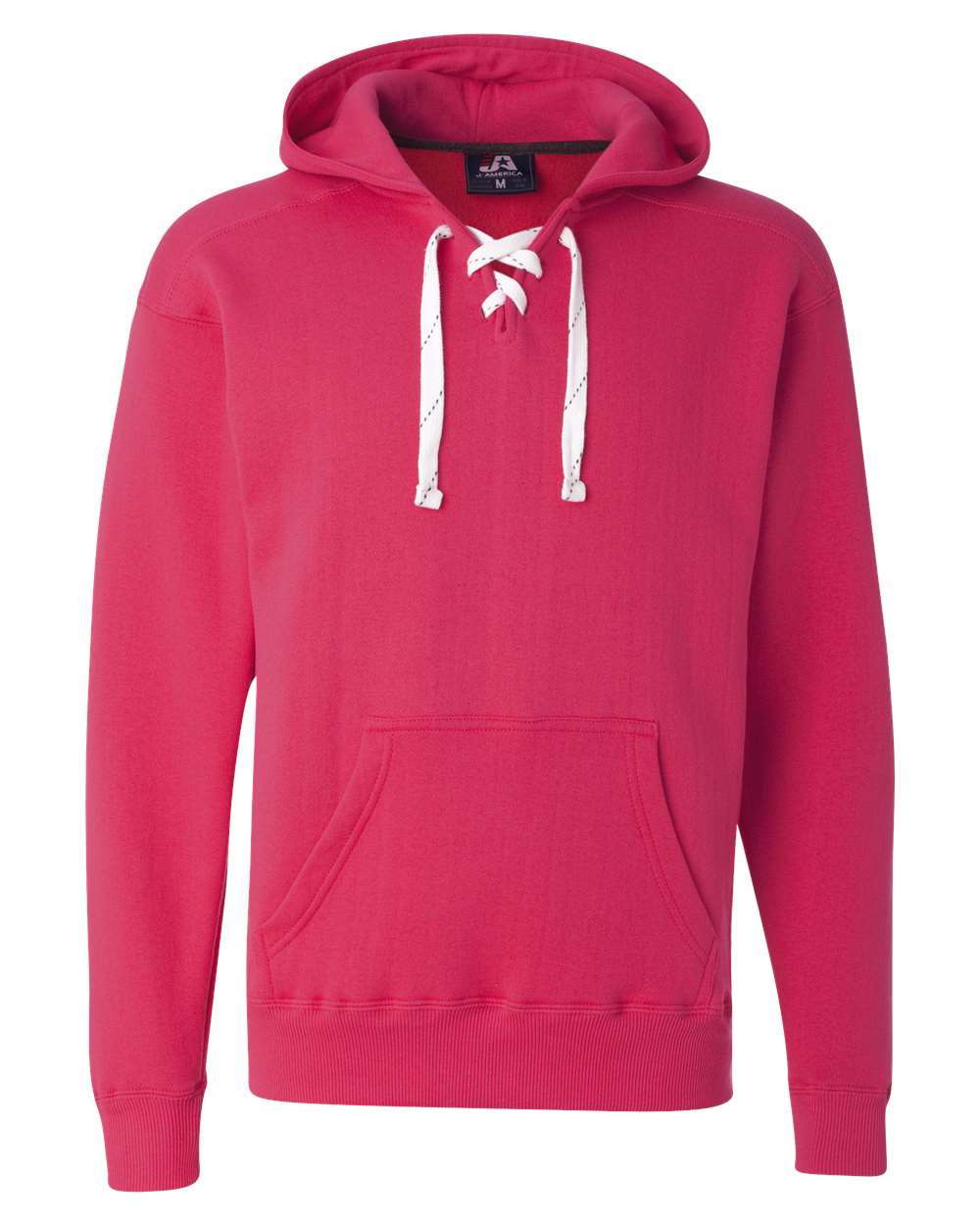 J. America 8830 Men's Sport Lace Hooded Sweatshirt in Wildberry