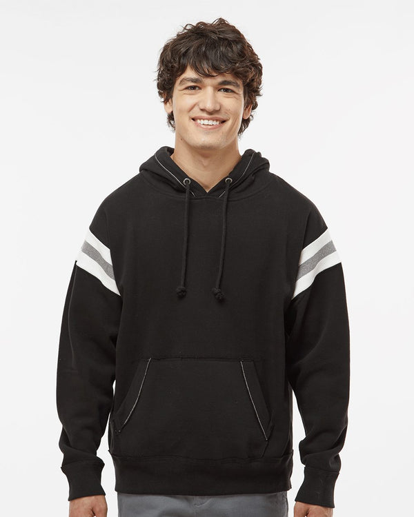 J. America 8847 Men's Vintage Athletic Hooded Sweatshirt