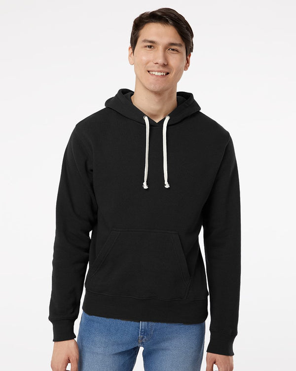 J. America 8871 Men's Triblend Fleece Hooded Sweatshirt