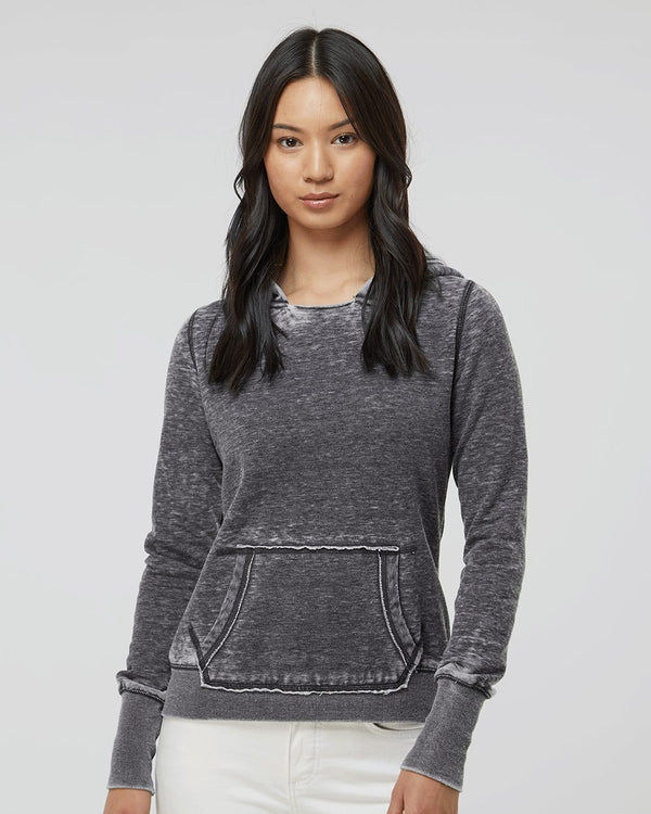 J. America 8912 Women's Zen Fleece Hooded Sweatshirt
