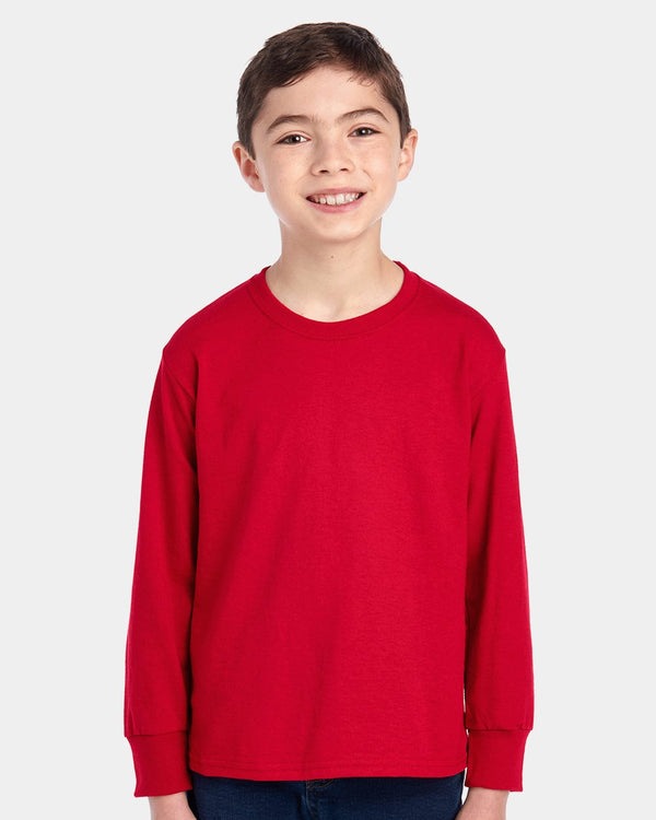 JERZEES 29BLR Youth Dri-Power® Long Sleeve 50/50 T-Shirt
