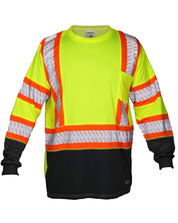Kishigo 9181 Unisex DOT Class 3 Long Sleeve T-Shirt