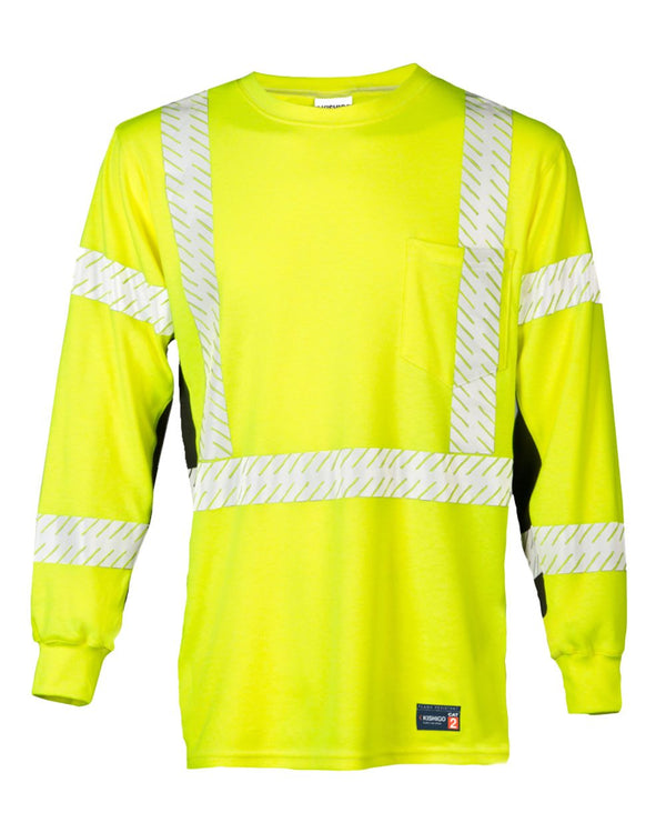 Kishigo F506T Unisex Tall FR Long Sleeve T-Shirt