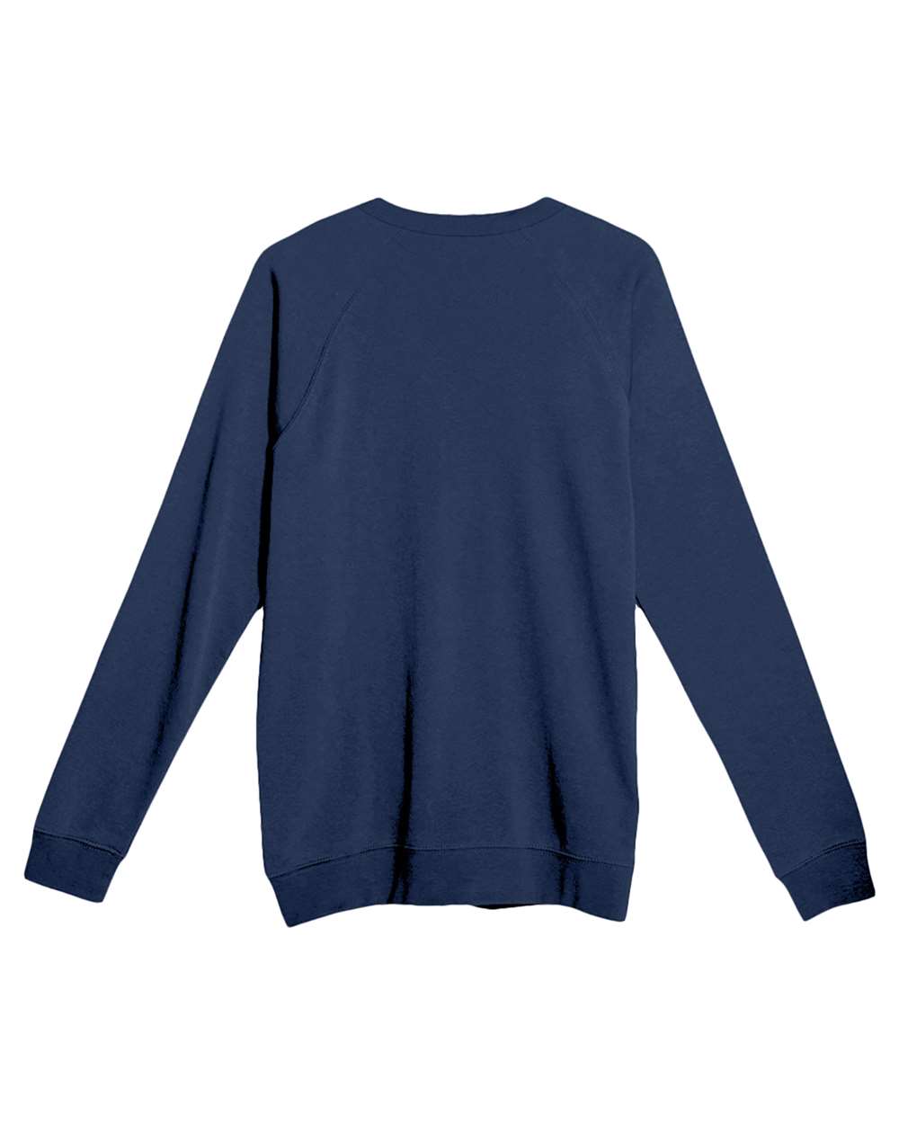 Lane Seven LS13004 Unisex French Terry Crewneck Sweatshirt in Navy, back