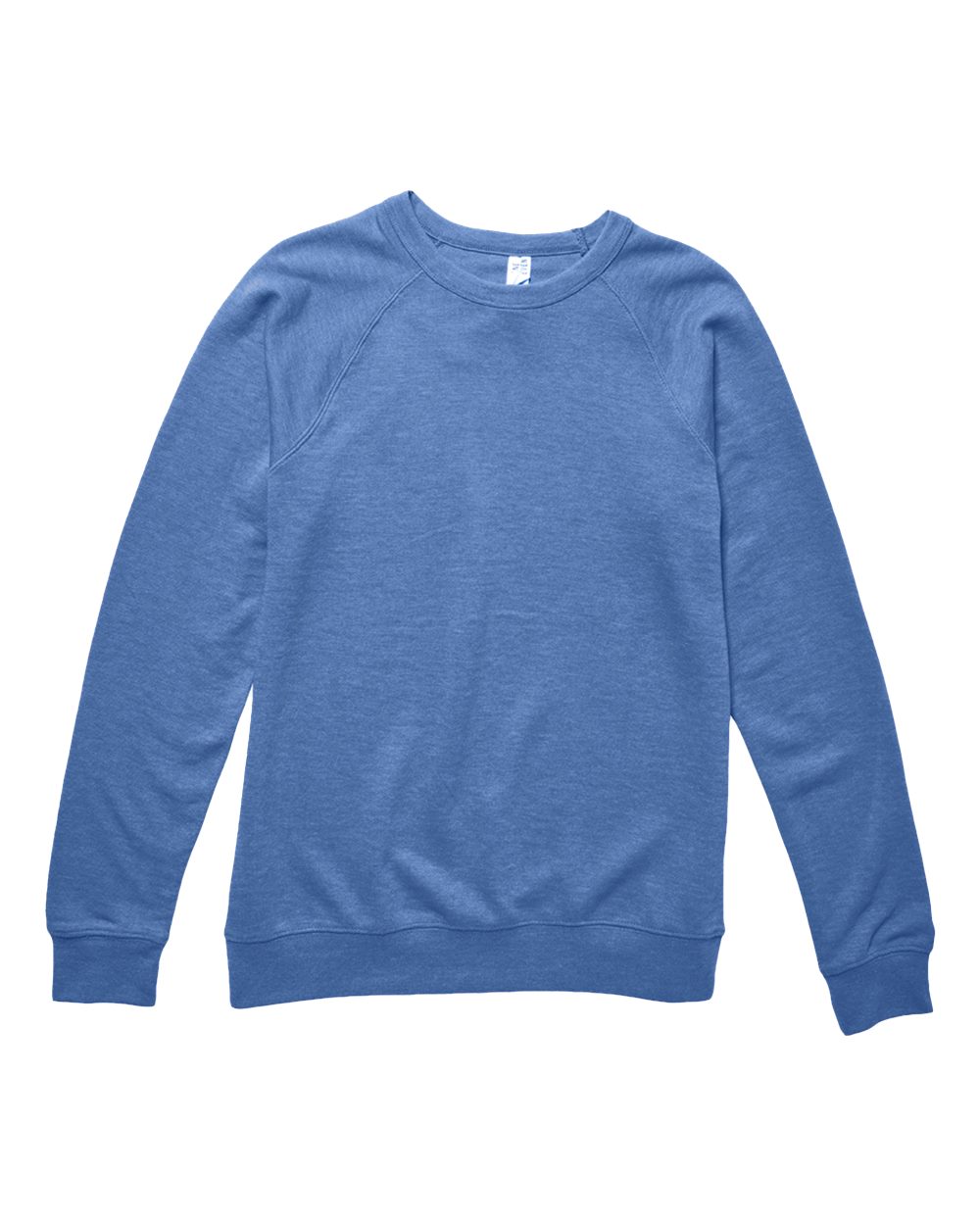 Lane Seven LS13004 Unisex French Terry Crewneck Sweatshirt in Royal Heather