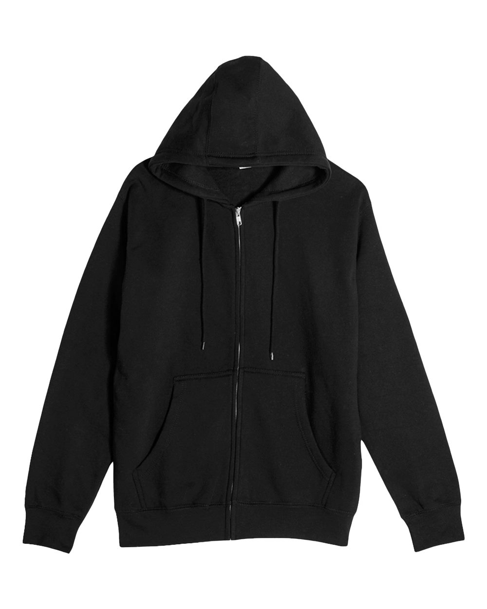 Lane Seven LS14003 Unisex Premium Full-Zip Hoodie Sweatshirt in Black