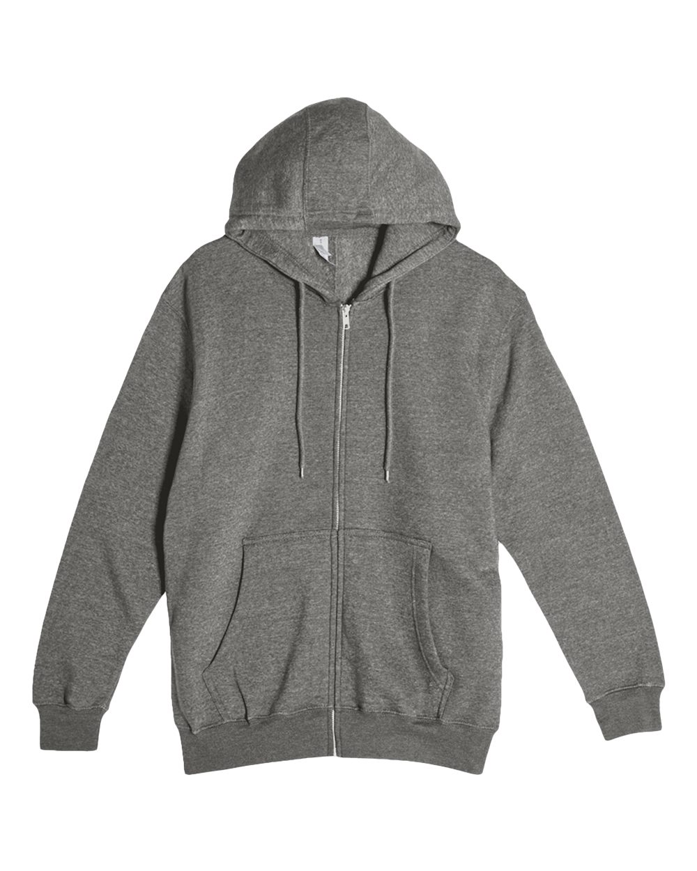 Lane Seven LS14003 Unisex Premium Full-Zip Hoodie Sweatshirt in Charcoal Heather