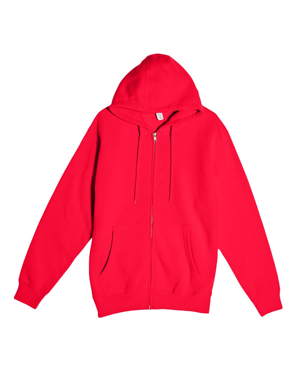 Lane Seven LS14003 Unisex Premium Full-Zip Hoodie Sweatshirt in Red
