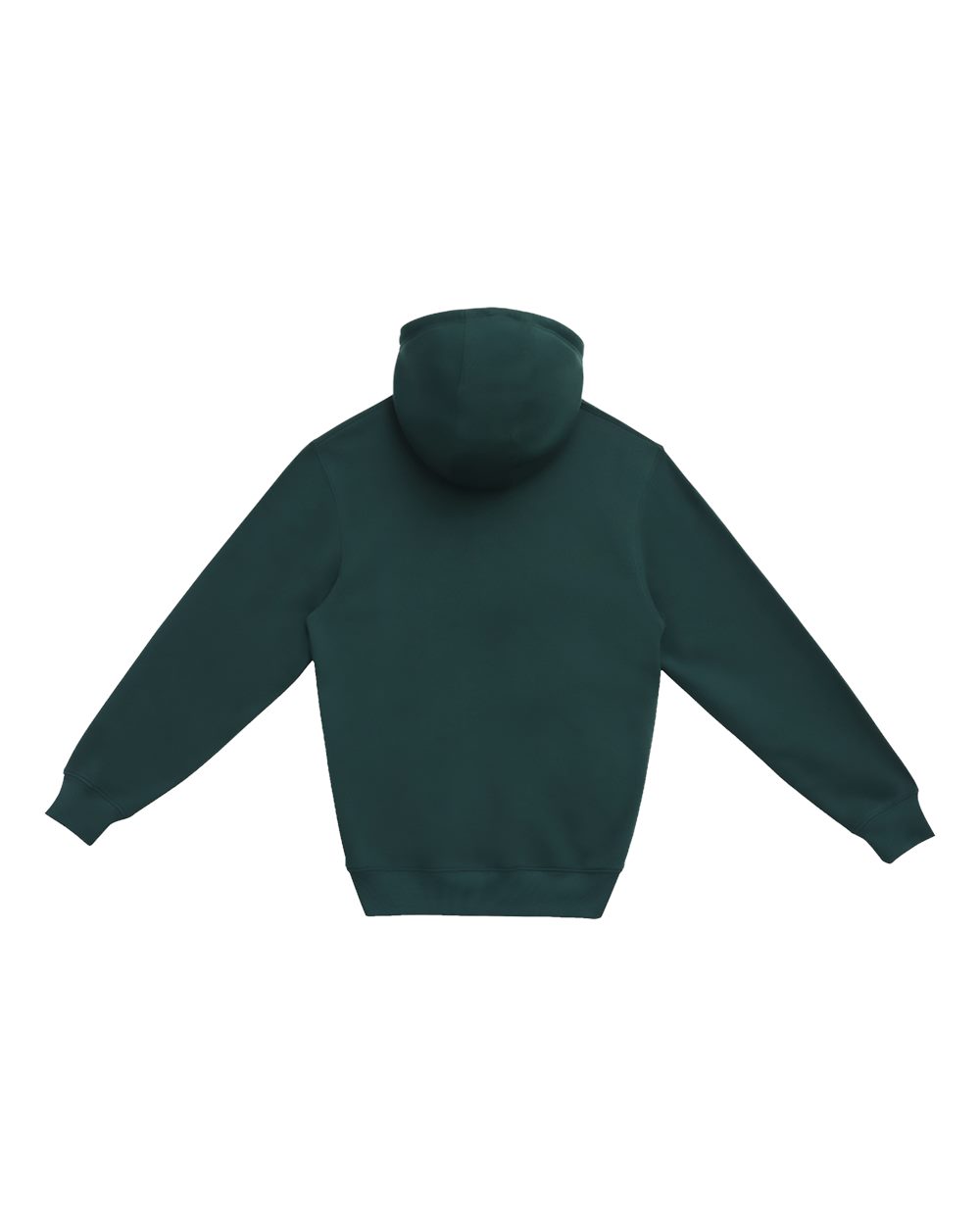 Lane Seven LS14003 Unisex Premium Full-Zip Hoodie Sweatshirt in Sports Green, back