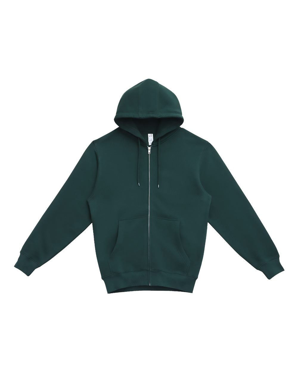 Lane Seven LS14003 Unisex Premium Full-Zip Hoodie Sweatshirt in Sports Green