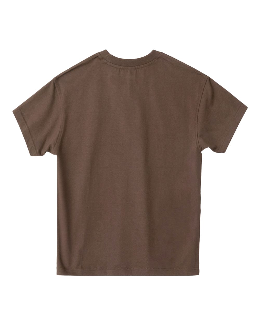 Lane Seven LS17005 Unisex Heavy Core Tee in Chocolate Brown, back
