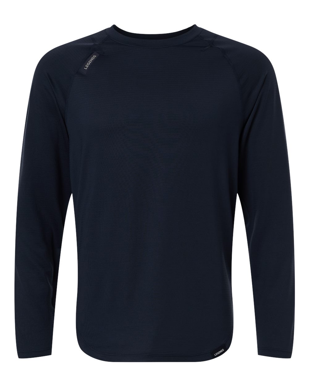 Legends LSM00T018 Men's Enzo Long Sleeve T-Shirt in Navy