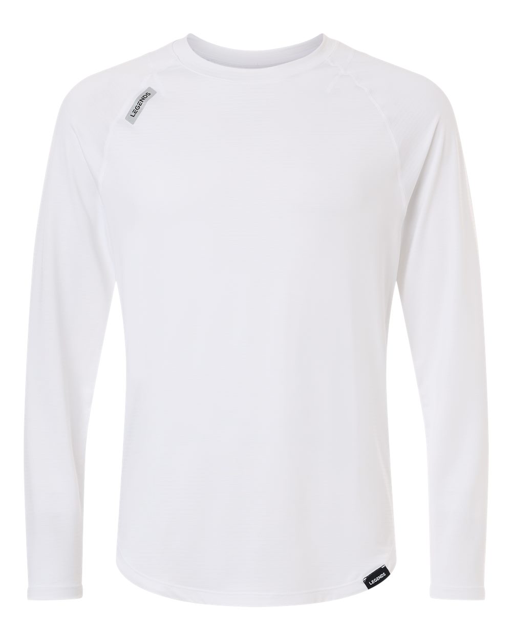 Legends LSM00T018 Men's Enzo Long Sleeve T-Shirt in White
