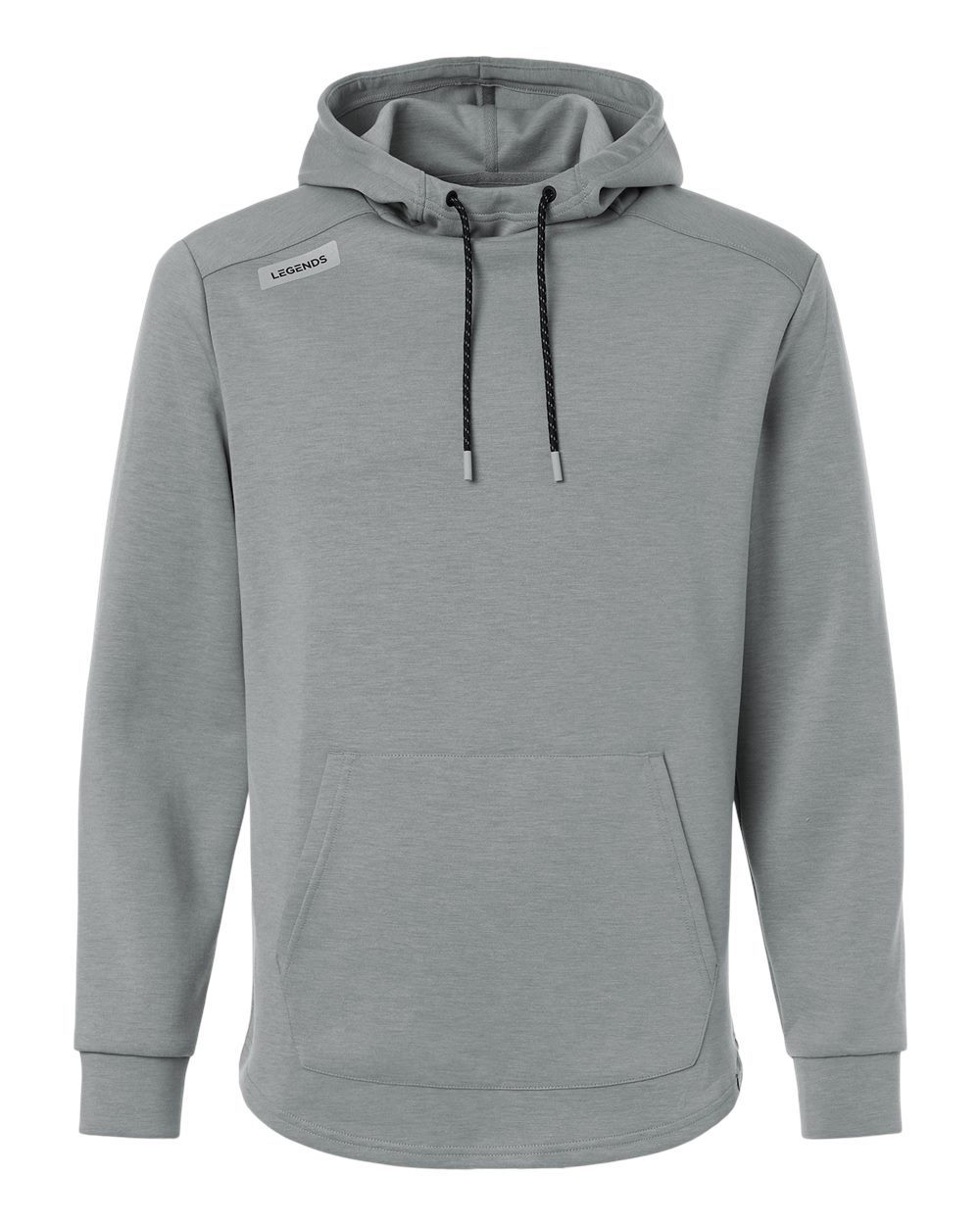 Legends SWM00J007 Men's Hawthorne Tech Hooded Sweatshirt in Medium Grey Heather
