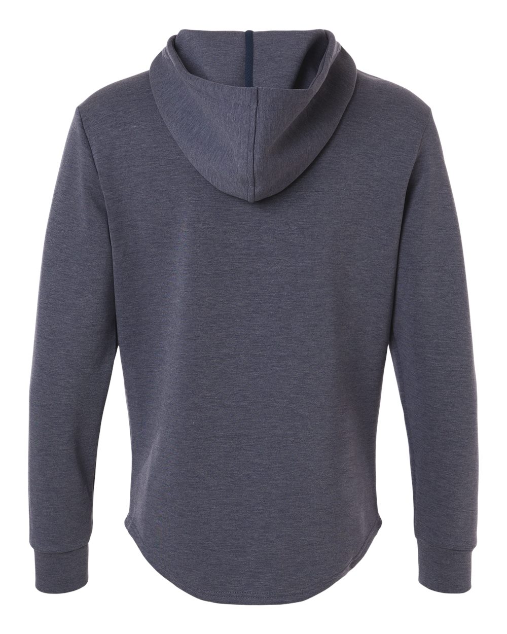 Legends SWM00J007 Men's Hawthorne Tech Hooded Sweatshirt in Navy Heather, back
